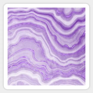 Purple Marble Wave Pattern Sticker